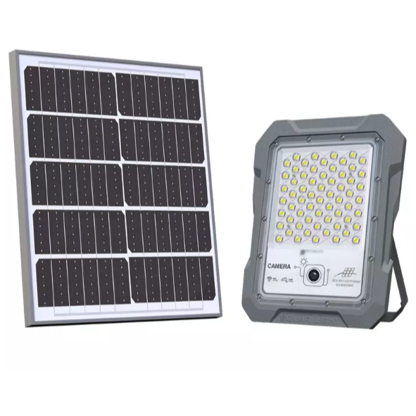 Ηλιακός Προβολέας Led Με Κάμερα Mj-Bw200C – 200W, 1267Lm, Wifi, App, Radar Sensor, Αδιάβροχος