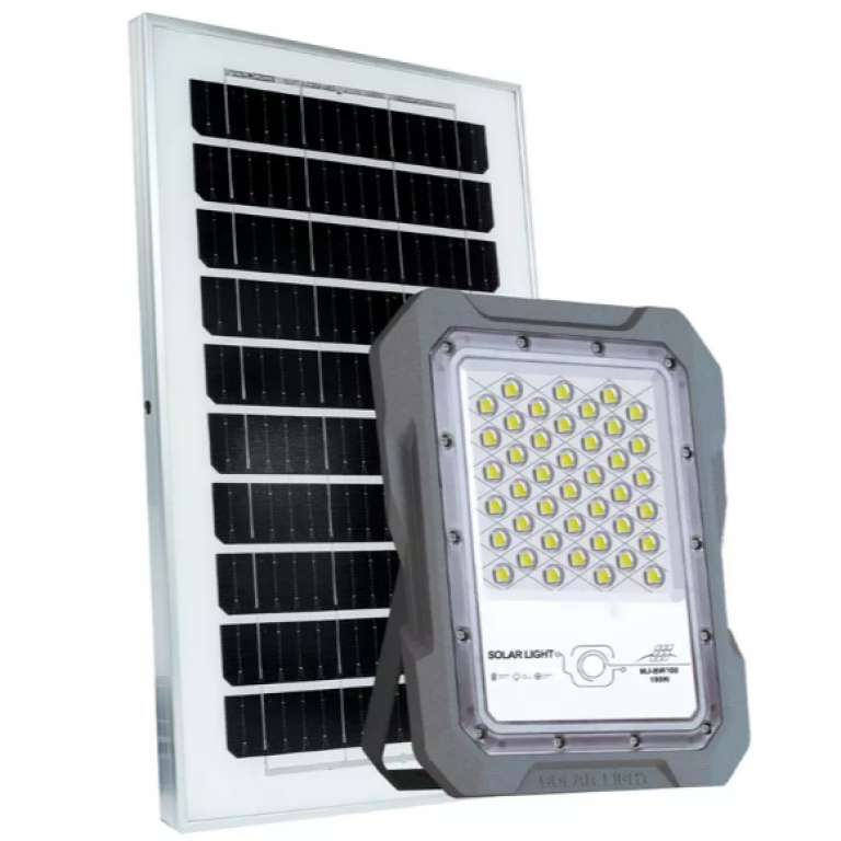 Ηλιακός Προβολέας LED MJ-BW100 – 100W, 1097LM, Radar Sensor, Τηλεχειριστήριο, Αδιάβροχος IP65
