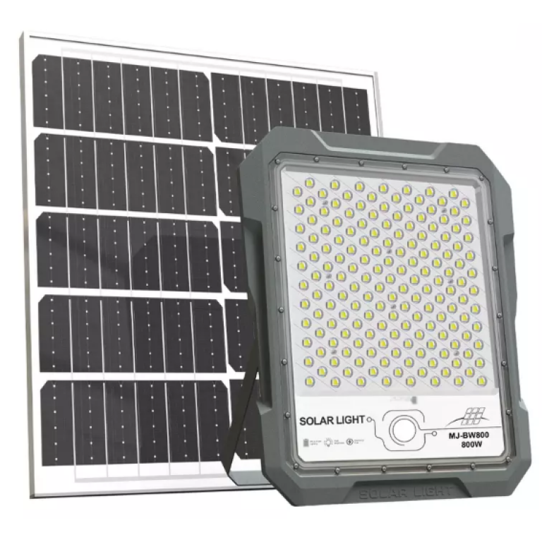 Ηλιακός Προβολέας LED MJ-BW800 – 800W, 3263LM, Radar Sensor, Τηλεχειριστήριο, Αδιάβροχος IP65
