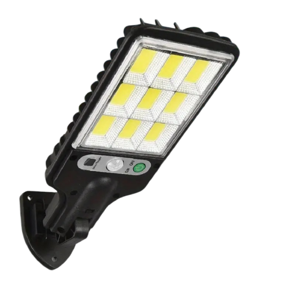 Ηλιακός Προβολέας Τοίχου 50W με Αισθητήρα Κίνησης, 144 COB LED, IP65