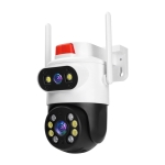 Κάμερα Ασφαλείας WiFi Dual Lens 8.0MP με LED, Έγχρωμη Νυχτερινή Όραση & Ανίχνευση Κίνησης