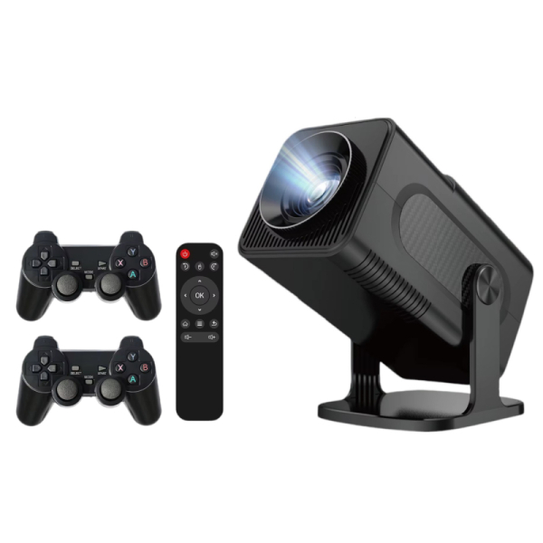 Προτζέκτορας HY320 Max 1080P Full HD 4K Support με Android 11, WiFi6, BT5.0, 3200lm, Remote & 2 Gamepads