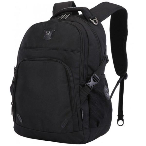 SUISSEWIN SN9017 Αδιάβροχο Σακίδιο Πλάτης 25L – Θήκη Laptop έως 15.6" - Μαύρο