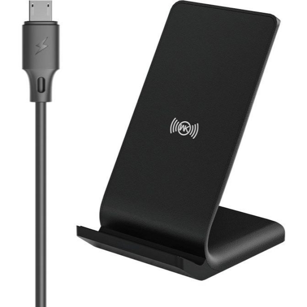 Wekome WP-U84 Wireless Charger 10W – Γρήγορη Ασύρματη Φόρτιση με Έξυπνη Αναγνώριση- Μαύρος