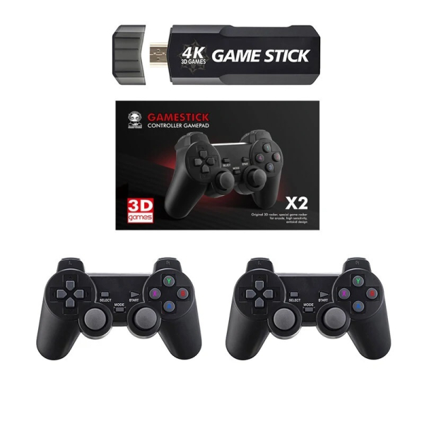 X2 Gamestick Ηλεκτρονική Ρετρό Κονσόλα με 40.000 Παιχνίδια & 2 Ασύρματα Χειριστήρια