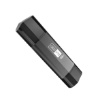 XO U70 USB & Micro USB Flash Drive 8GB – OTG, Αδιάβροχο, Αντικραδασμικό, Μεταλλικό Περιστρεφόμενο Κάλυμμα