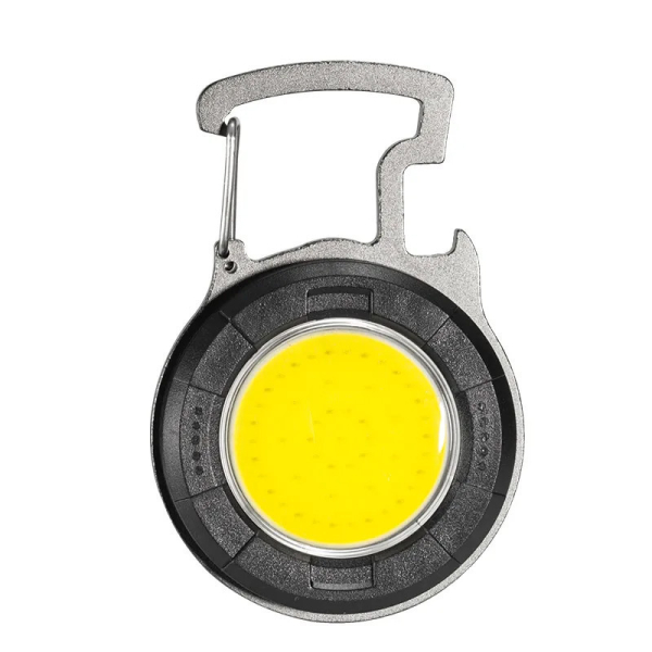 YT-877 Επαναφορτιζόμενος Φακός Μπρελόκ LED 6W – 400lm, Αδιάβροχος IP65, COB, 4 Λειτουργίες