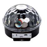 Ηχείο - Προβολέας LED Ντισκομπάλα Με Bluetooth Και USB ARRANGO AT48274