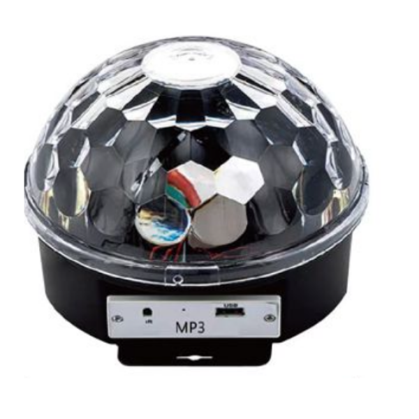 Ηχείο - Προβολέας LED Ντισκομπάλα Με Bluetooth Και USB ARRANGO AT48274