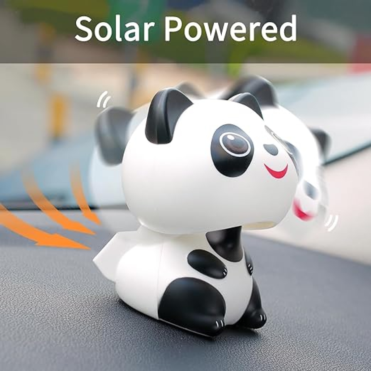 Ηλιακό Διακοσμητικό Solar Panda 5.5x4.5cm