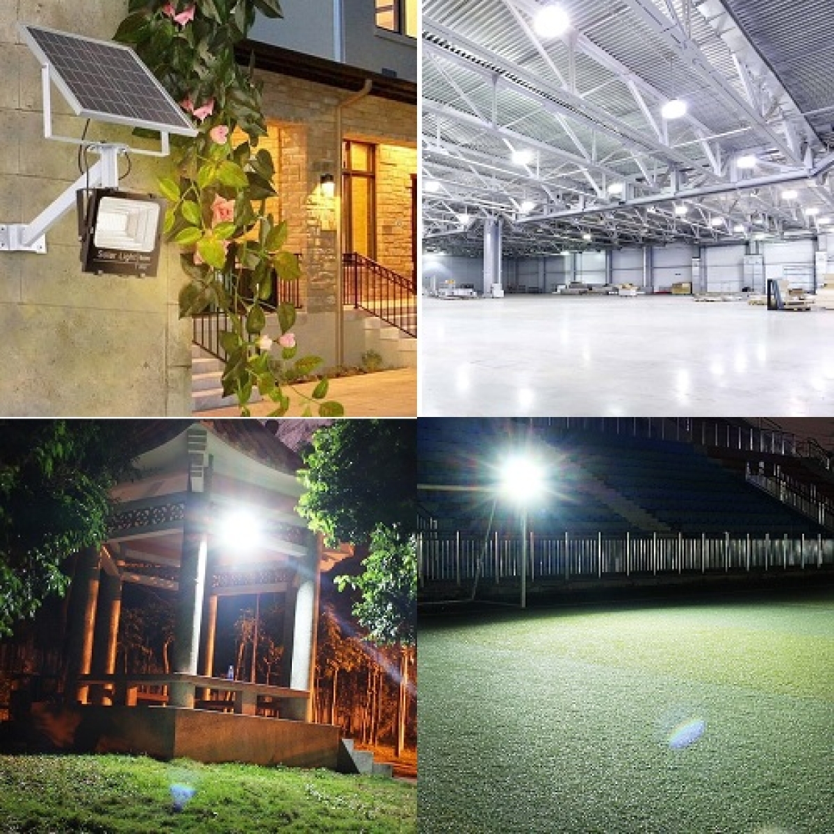 Ηλιακός Προβολέας LED 200W Με Πάνελ Arrango AT47989