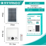 Ηλιακός Προβολέας LED 200W Με Πάνελ Arrango AT60303