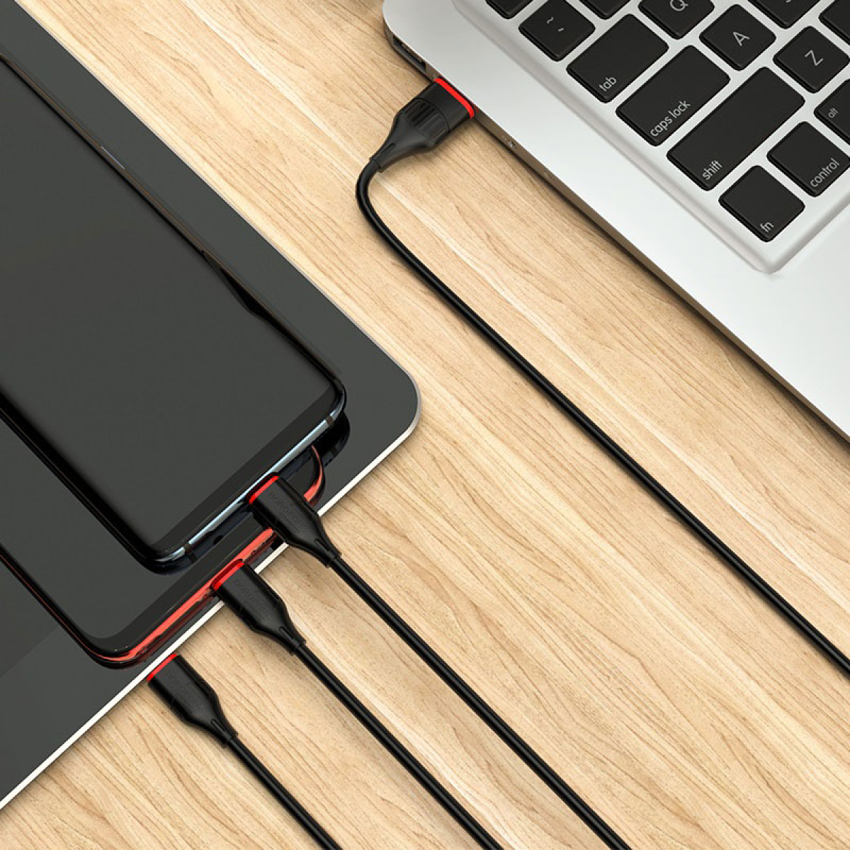 Καλώδιο Φόρτισης 3 Σε 1 Lightning / Micro-USB / Type-C 1m Borofone BX17 Enjoy