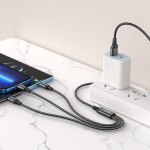 Καλώδιο Φόρτισης 3 Σε 1 Lightning / Micro-USB / Type-C 1m Hoco X76 Super