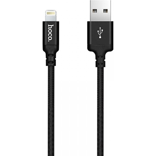 Καλώδιο Φόρτισης Και Δεδομένων Type-C Σε Lightning 20W 2m Μαύρο HOCO X14 Double Speed
