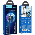 Καλώδιο Φόρτισης Και Δεδομένων Type-C Σε Lightning 20W 2m Μαύρο HOCO X14 Double Speed