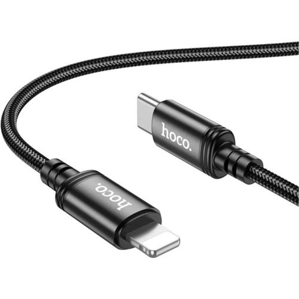 Καλώδιο Φόρτισης Και Δεδομένων Type-C Σε Lightning 27W 2.4A 2m Μαύρο Hoco X89