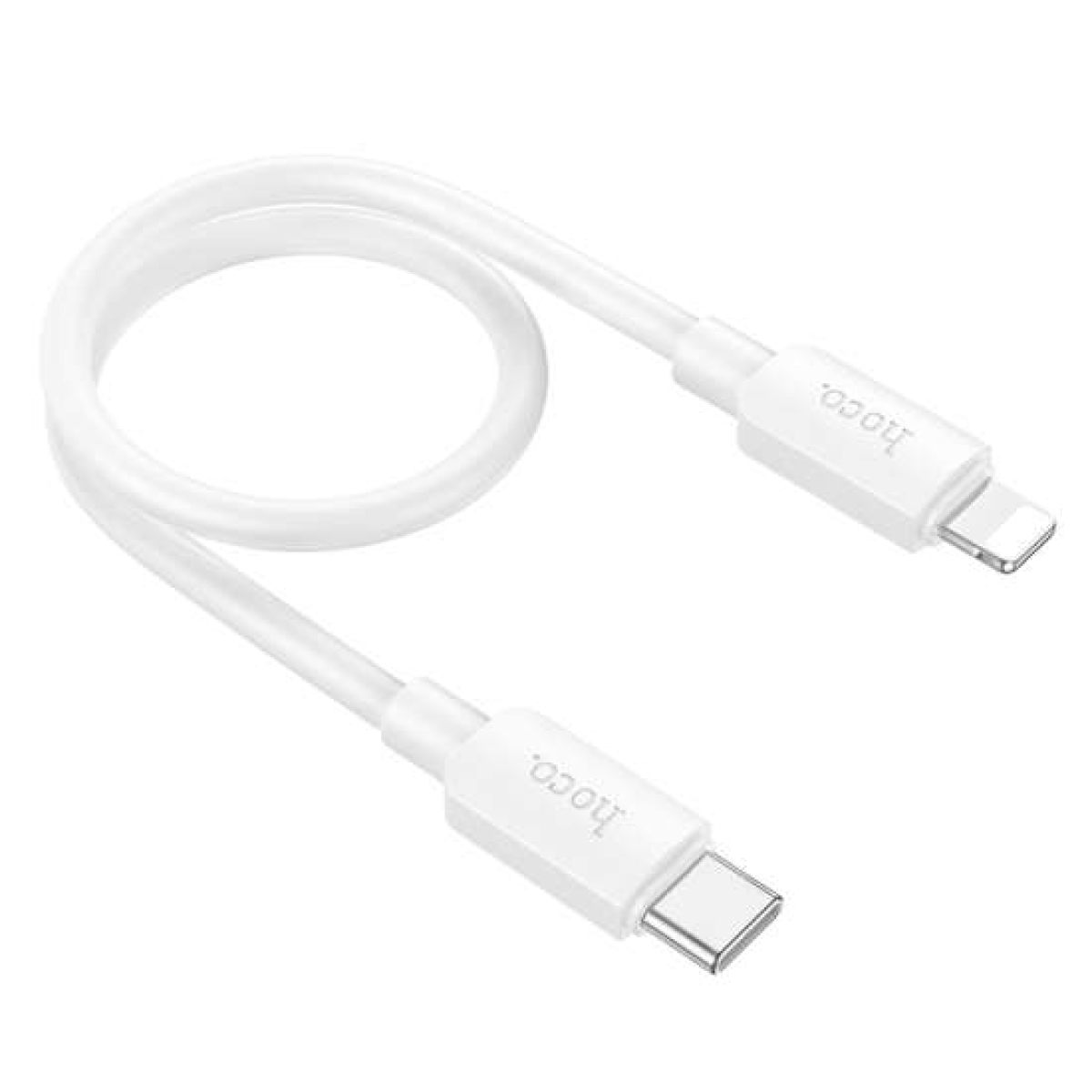 Καλώδιο Φόρτισης Και Δεδομένων Type-C Σε Lightning PD 27W 0.25m Λευκό Hoco X96