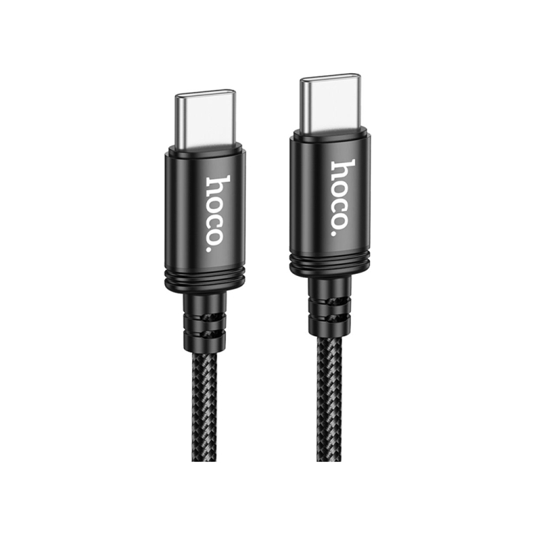 Καλώδιο Φόρτισης Και Δεδομένων USB-C Σε USB-C 60W 3A 2m Μαύρο Hoco X89