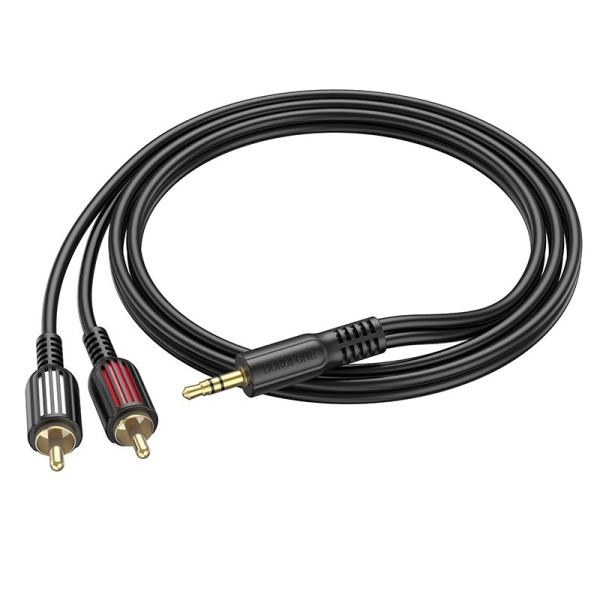 Καλώδιο Ήχου AUX 3.5mm Σε Διπλό RCA 1.5m Borofone BL11