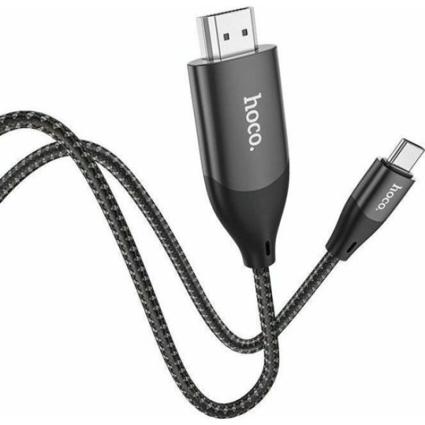 Καλώδιο Σύνδεσης Type-C Σε HDMI 4K 2m Hoco UA16