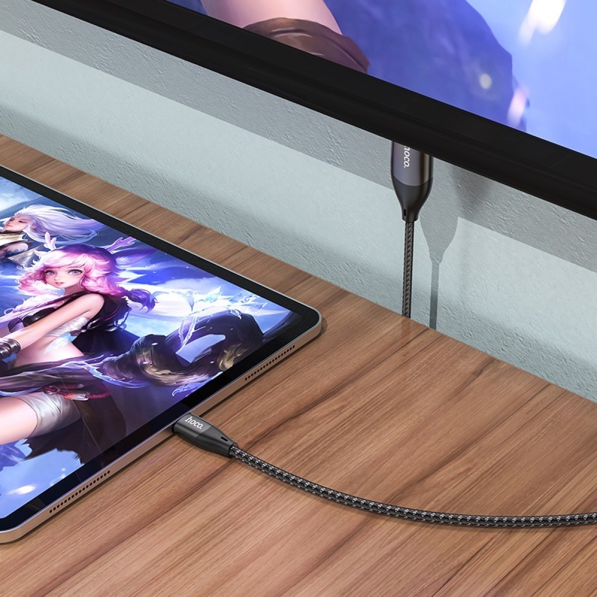 Καλώδιο Σύνδεσης Type-C Σε HDMI 4K 2m Hoco UA16