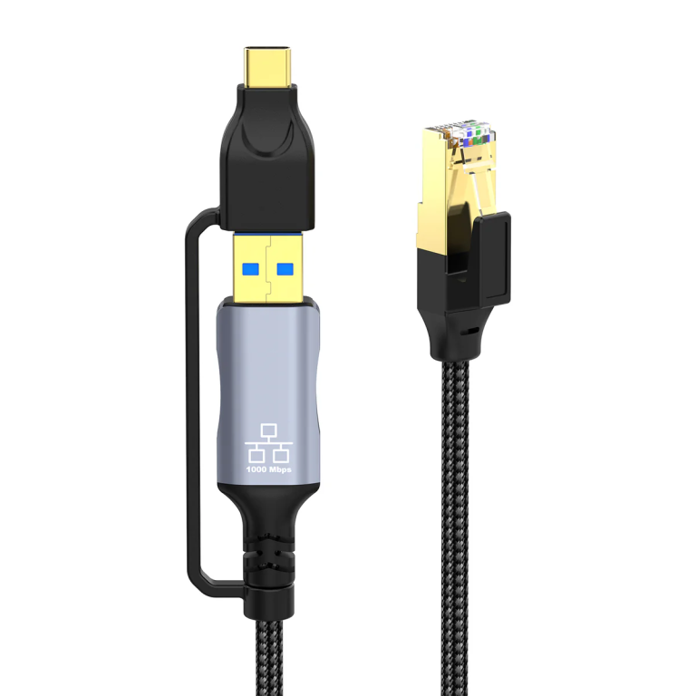 Καλώδιο USB-A/C Σε RJ45 2m Andowl Q-SJ320
