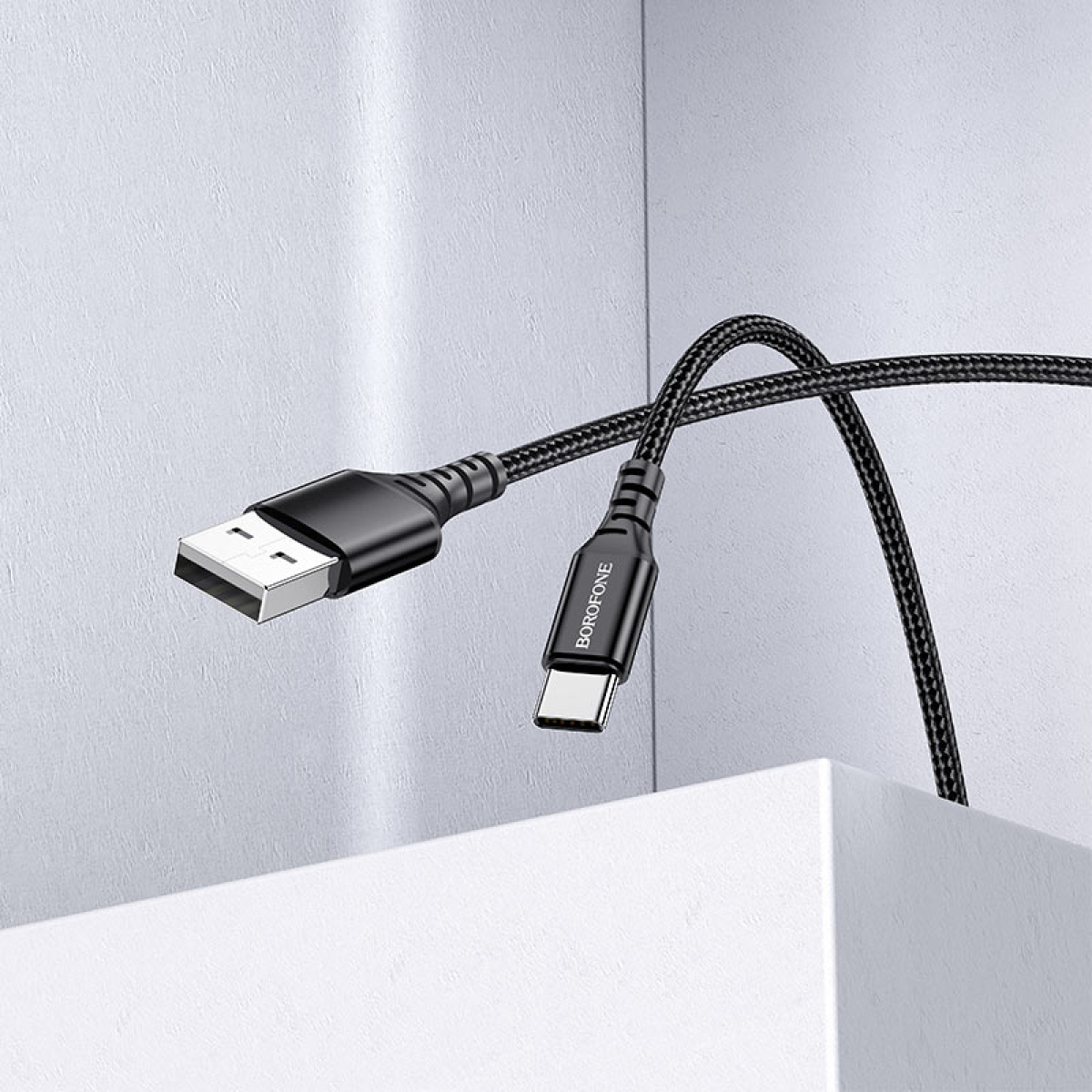 Καλώδιο USB-A σε Type-C 1m με Πλέξη Borofone BX54