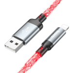 Καλώδιο USB-C σε Lightning 20W 1m με Φωτισμό Hoco U112 Shine