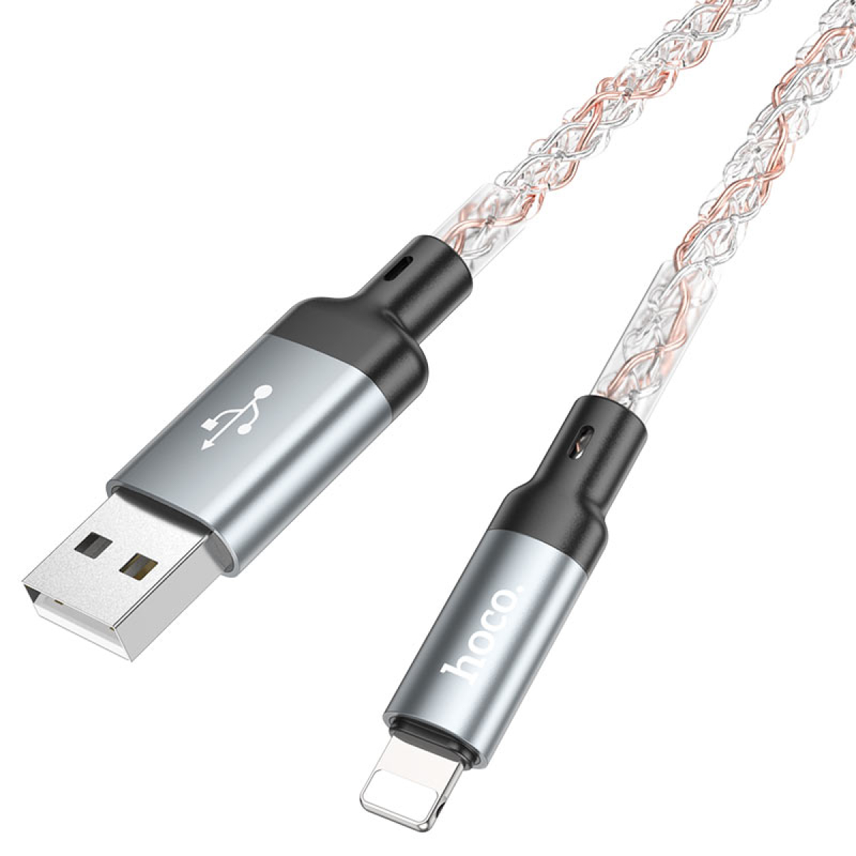 Καλώδιο USB-C σε Lightning 20W 1m με Φωτισμό Hoco U112 Shine
