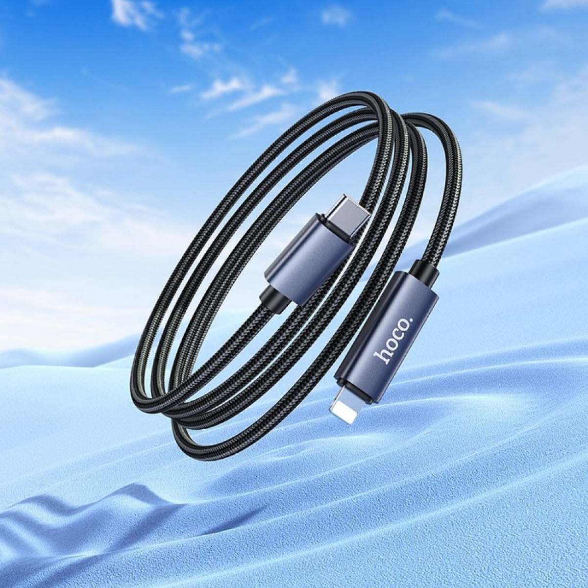 Καλώδιο USB-C σε Lightning 27W 1m με Οθόνη Hoco X112