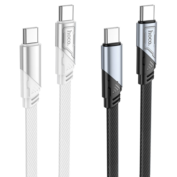 Καλώδιο USB-C σε USB-C 60W 1.2m με Πλεξούδα Υφάσματος Hoco U119