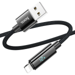 Καλώδιο USB σε Lightning με Ψηφιακή Οθόνη LED 1.2m Hoco U125 Benefit