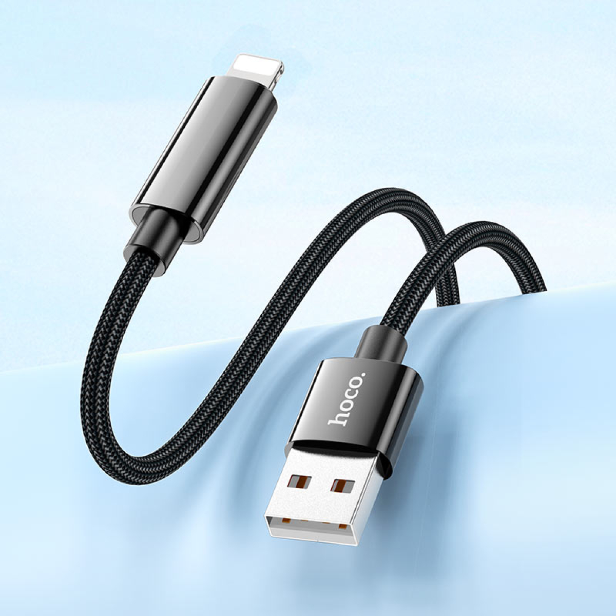 Καλώδιο USB σε Lightning με Ψηφιακή Οθόνη LED 1.2m Hoco U125 Benefit