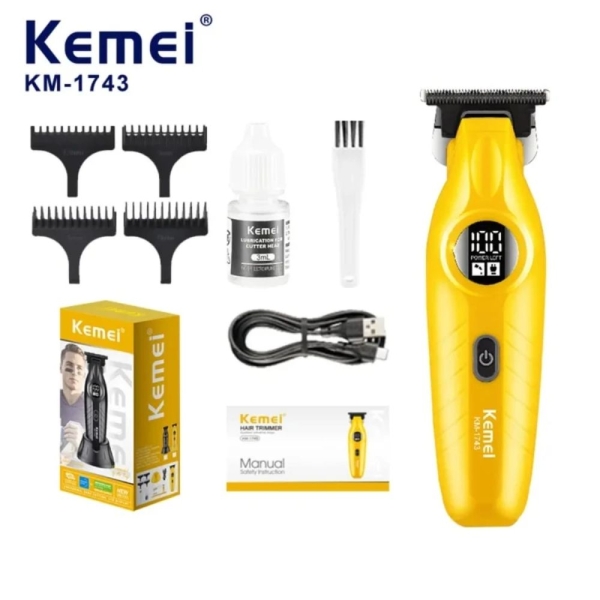 Kemei Επαναφορτιζόμενη Κουρευτική Μηχανή KM-1743