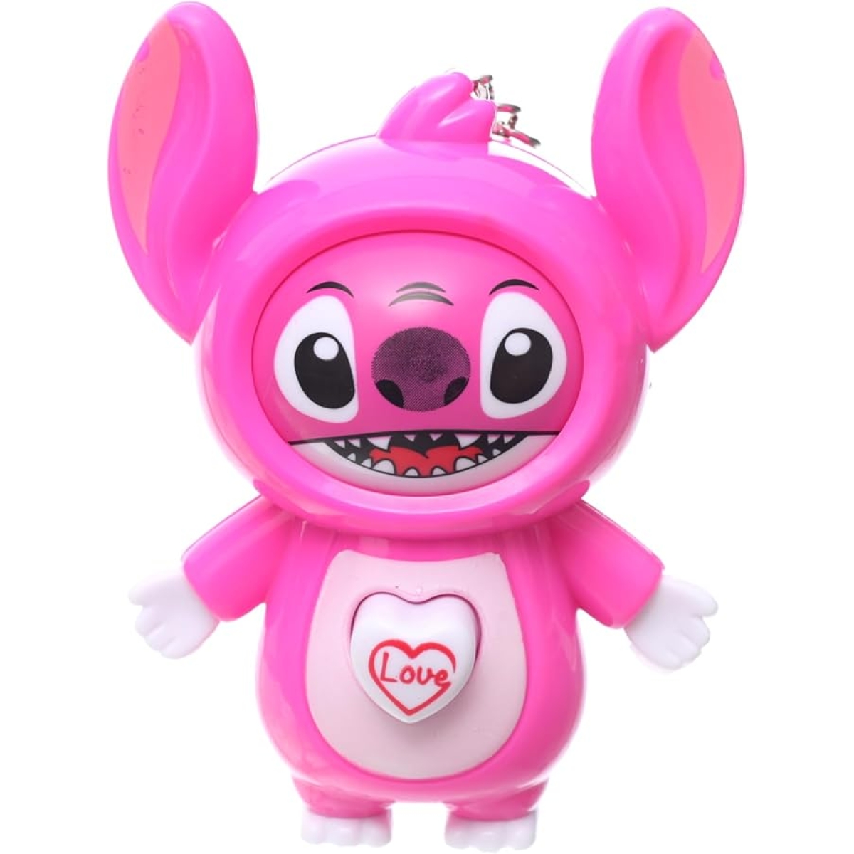 Κούκλα – Μπρελόκ Angel & Stitch Με Αλλαγή Προσώπων 9,5cm