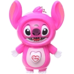 Κούκλα – Μπρελόκ Angel & Stitch Με Αλλαγή Προσώπων 9,5cm