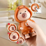 Κούκλα – Μπρελόκ Cute Capybara Με Αλλαγή Προσώπων 9,5cm