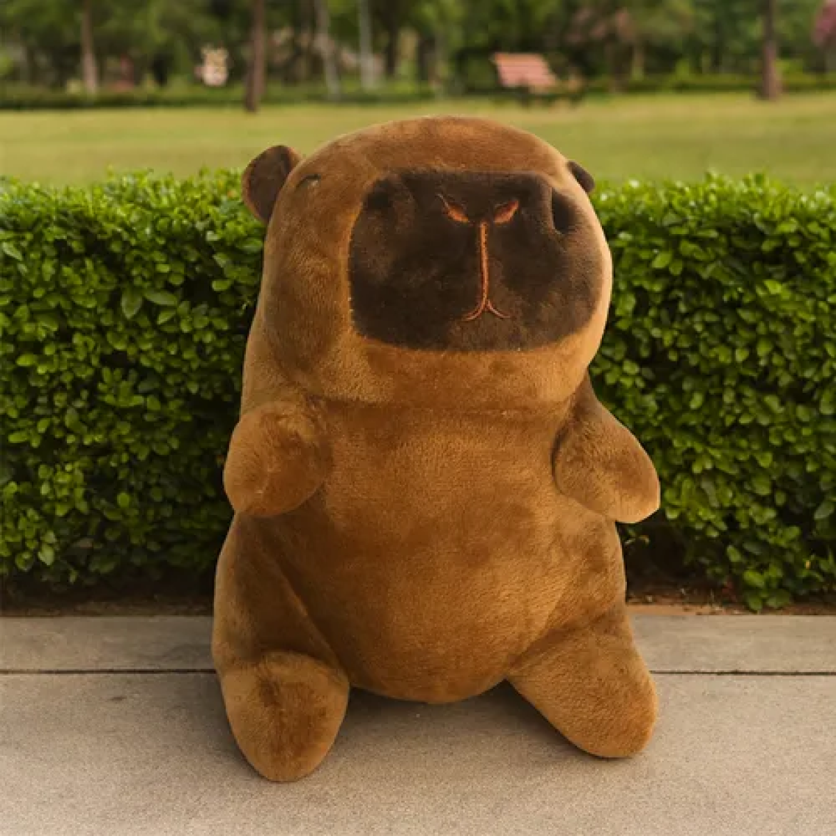 Λούτρινο Παιχνίδι Capybara Καθιστό 18cm