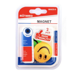 Μαγνήτες Στρογγυλοί Smiley 40mm Σετ 2 Τεμαχίων Motarro MA025-6