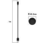 Μαγνητικός Φορτιστής για Xiaomi Watch S1 με Καλώδιο 1m – Μαύρο