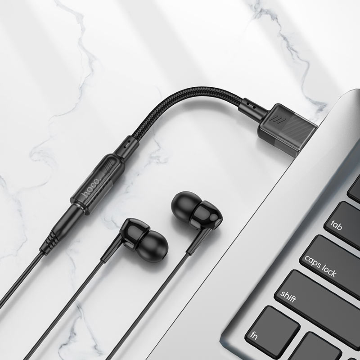 Μετατροπέας Ήχου USB-A σε 3.5mm Hoco LS37 Spirit