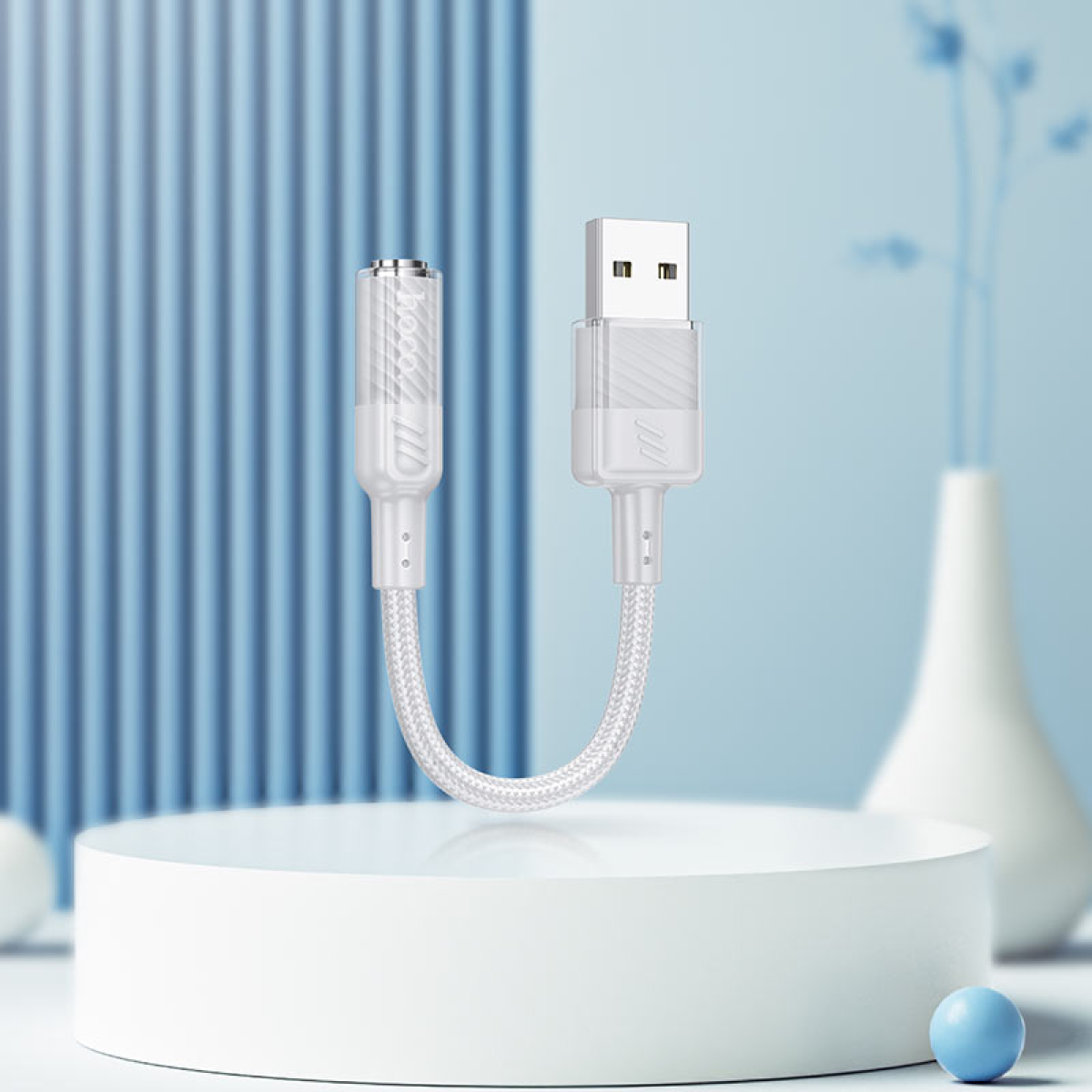 Μετατροπέας Ήχου USB-A σε 3.5mm Hoco LS37 Spirit