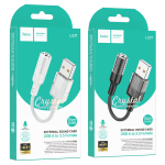 Μετατροπέας Ήχου USB-A σε 3.5mm Hoco LS37 Spirit