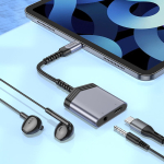 Μετατροπέας Type-C σε Type-C + 3.5mm Hoco LS39