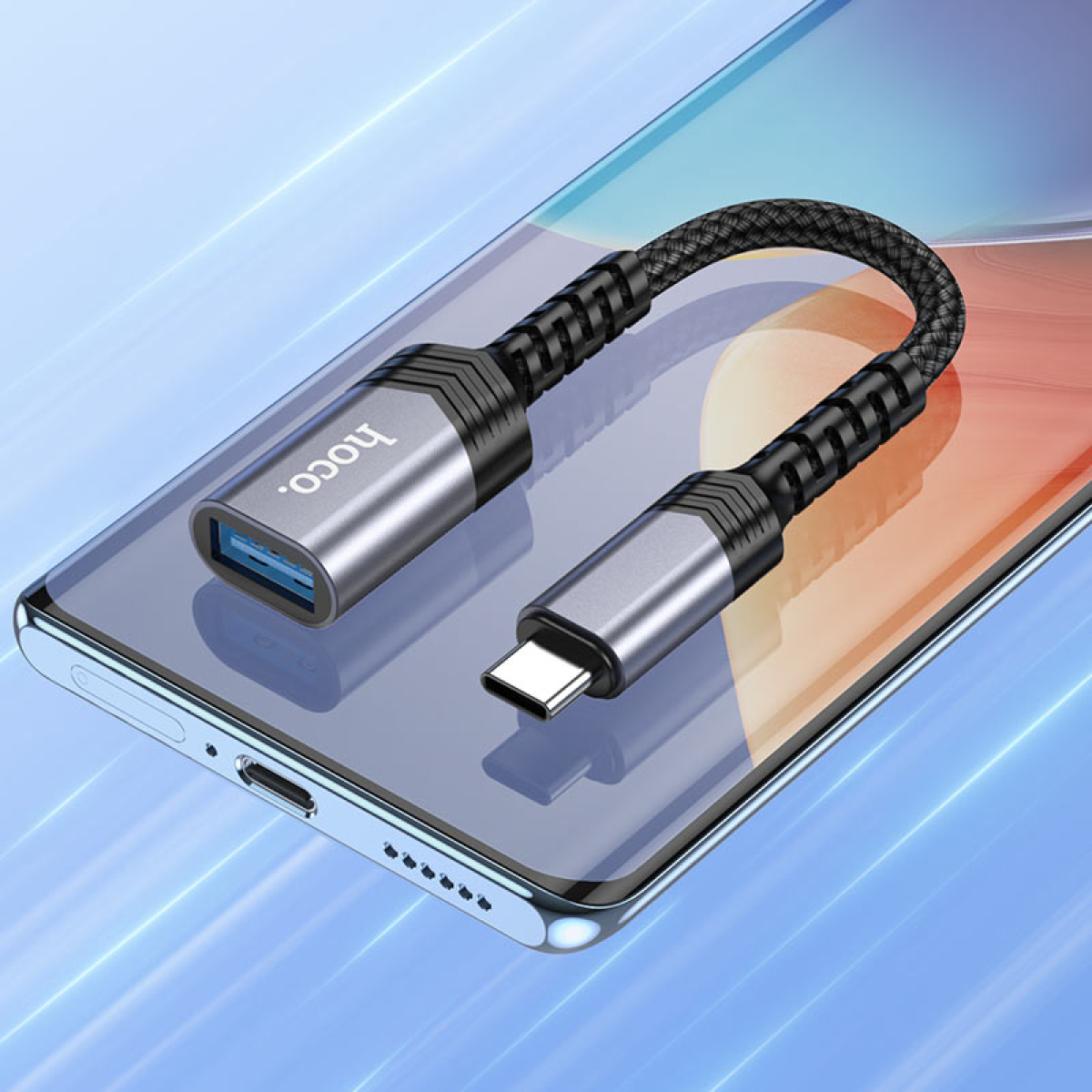 Μετατροπέας Type-C σε USB-A Θηλυκό Hoco UA24