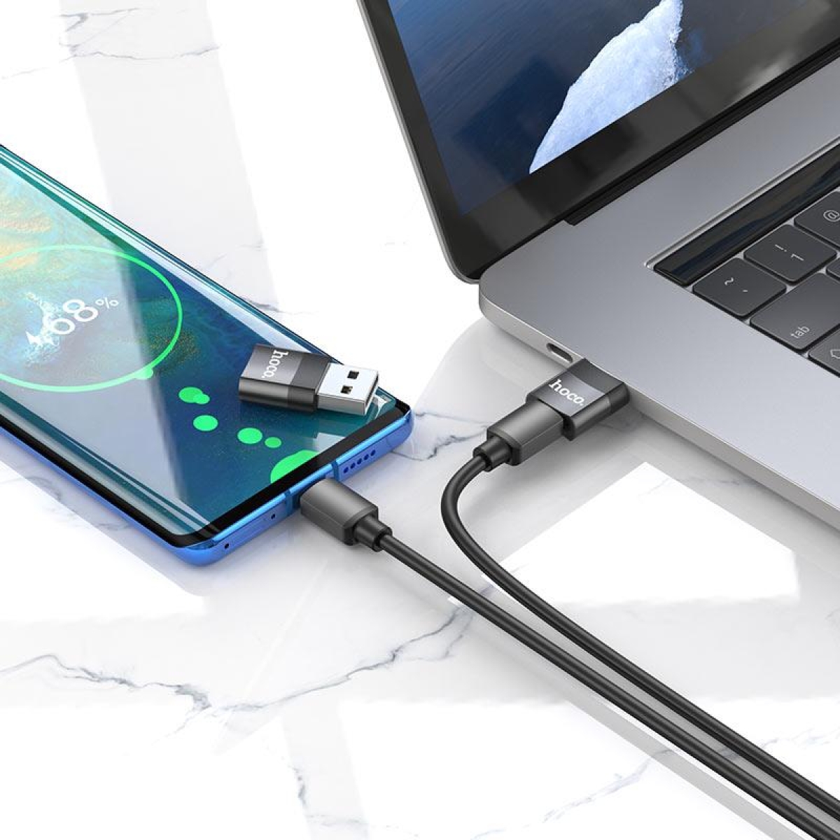 Μετατροπέας USB-A σε Type-C Θηλυκό OTG Hoco UA17