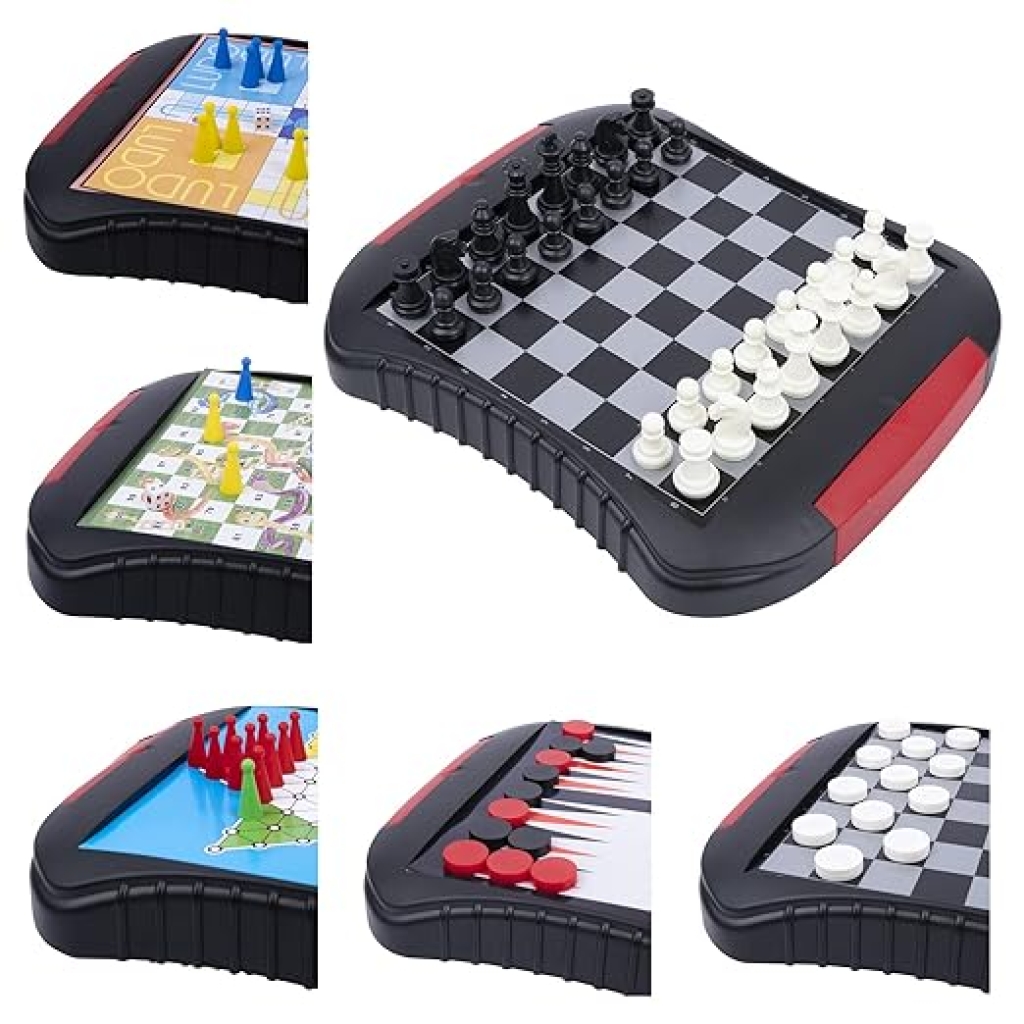 Μίνι Μαγνητικό Επιτραπέζιo Παιχνίδι 6 σε 1 Family Game