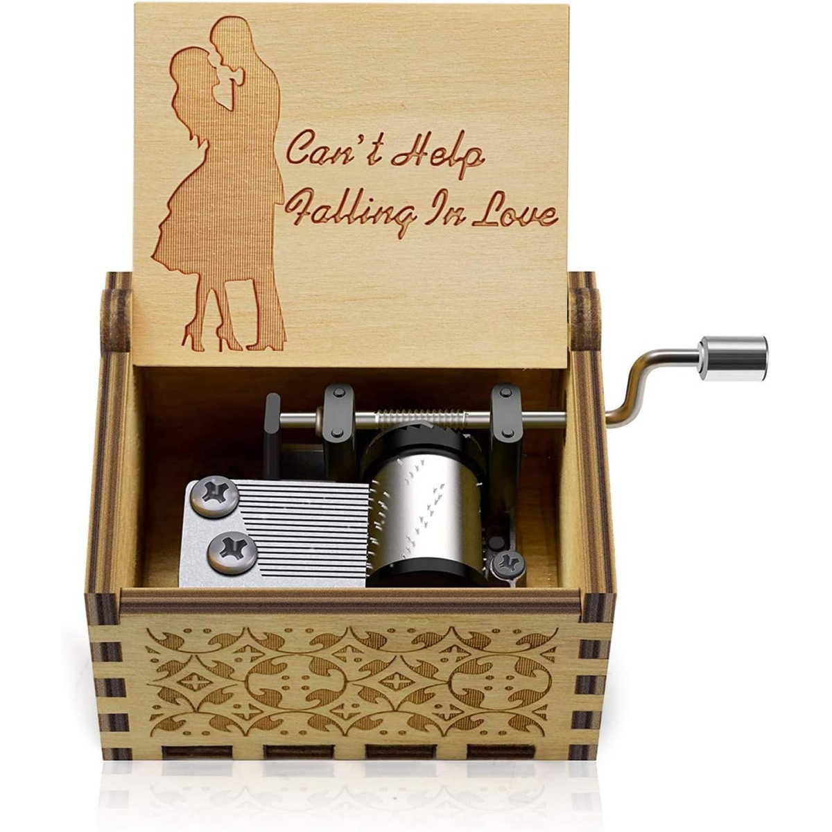 Μουσικό Κουτί Ξύλινο "Can't Help Falling in Love'' - Image 2
