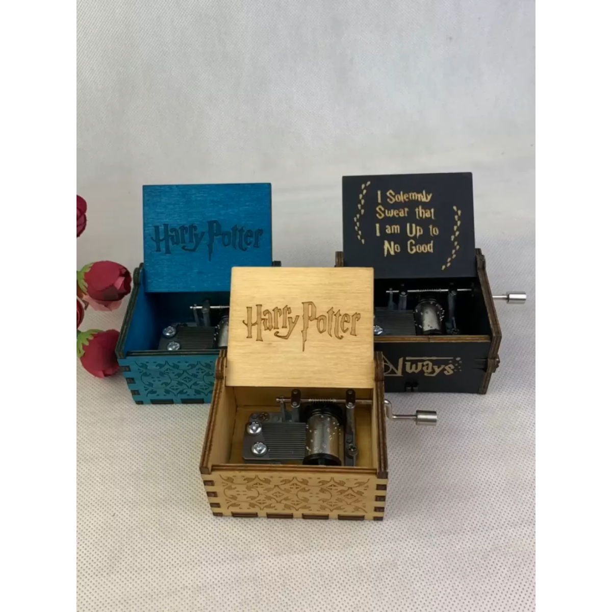 Μουσικό Κουτί Ξύλινο "Harry Potter'' - Image 3